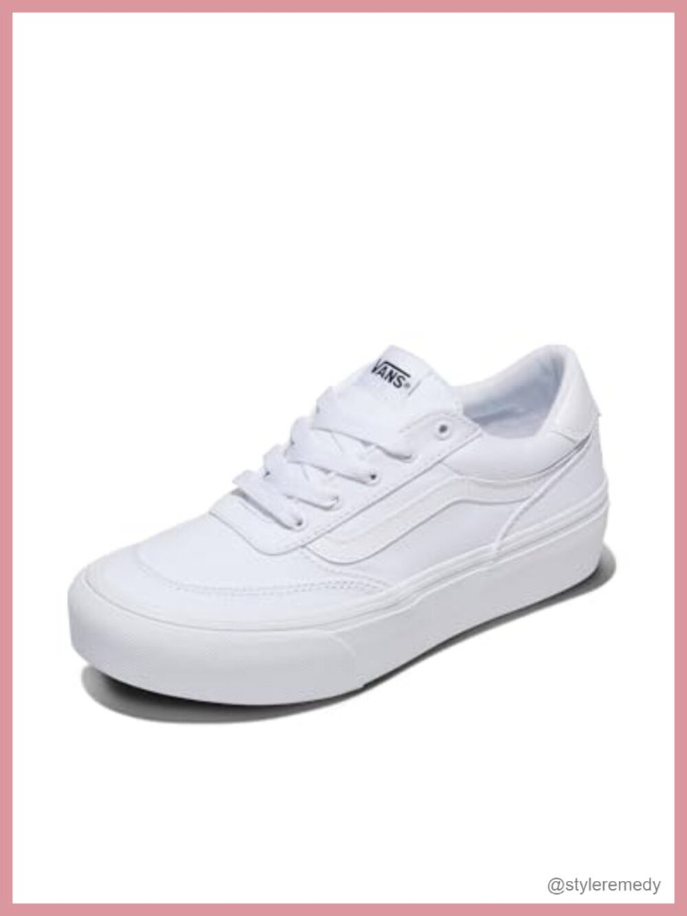 Vans Brooklyn Platform Sneakers Canvas Low Top Women's Skate Shoes